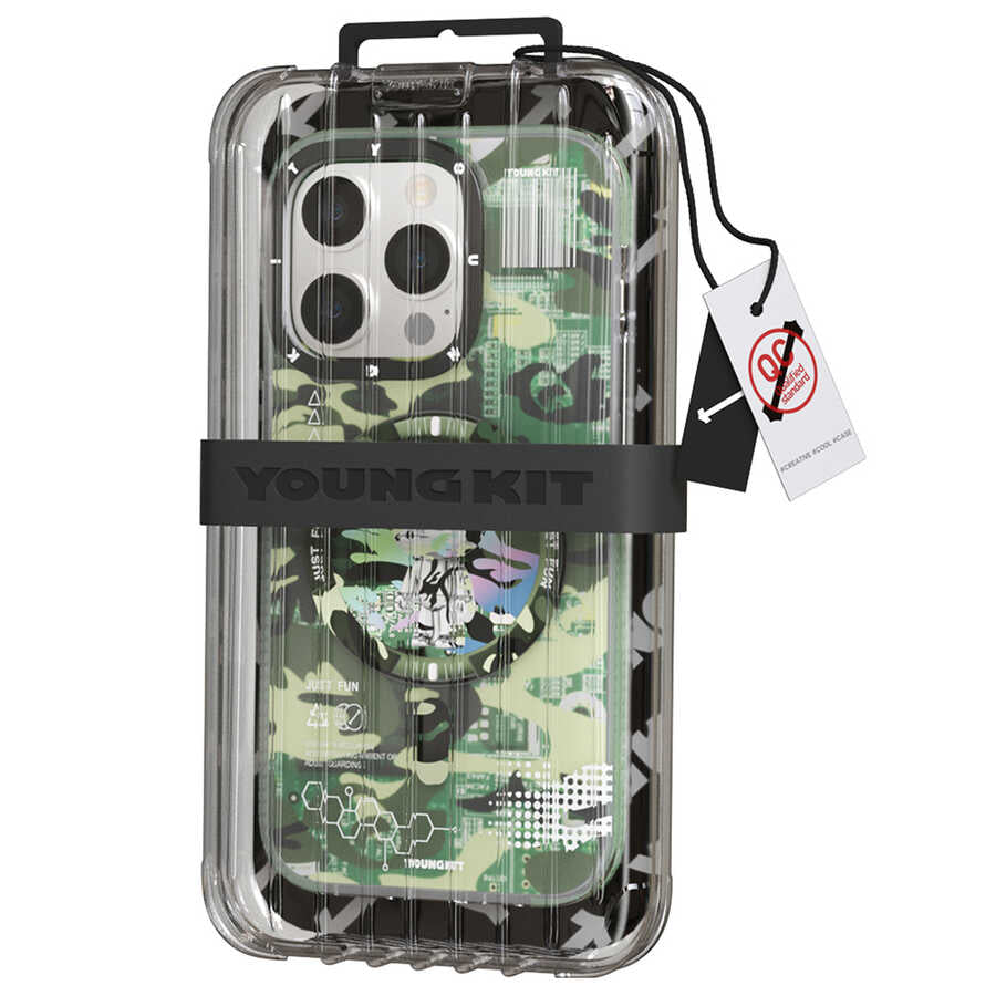 YoungKit Kamuflaj Serisi iPhone 13 Magsafe Şarj Özellikli Telefon Kılıfı - 8 YoungKit Kamuflaj Serisi iPhone 13 Magsafe Şarj Özellikli Telefon Kılıfı - 8